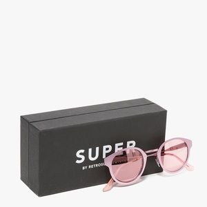 Super by Retrosuperfuture Pink Metal Sunglasses